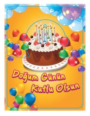 DOĞUM GÜNÜ KART RPK 1007