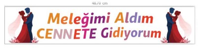 GELİN ARABA YAZISI RPK 1302