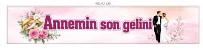 GELİN ARABA YAZISI RPK 1310