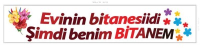 GELİN ARABA YAZISI RPK 1305