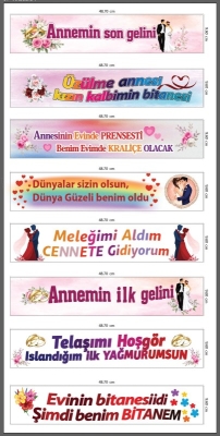GELİN ARABA YAZILARI